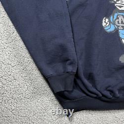 Hoodie North Carolina Tar Heels Homme XL Sweatshirt Rameses Vintage RARE