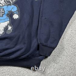 Hoodie North Carolina Tar Heels Homme XL Sweatshirt Rameses Vintage RARE