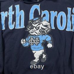 Hoodie North Carolina Tar Heels Homme XL Sweatshirt Rameses Vintage RARE