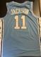 Ian Jackson Caroline Du Nord Tar Heels Unc Maillot Casquette Signée Auto Jack ! Preuve