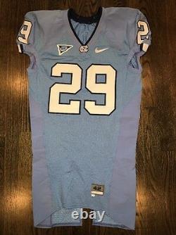 Jeu Worn Used Nike North Carolina Tar Heels Unc Football Jersey #29 Size 42