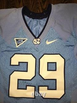 Jeu Worn Used Nike North Carolina Tar Heels Unc Football Jersey #29 Size 42