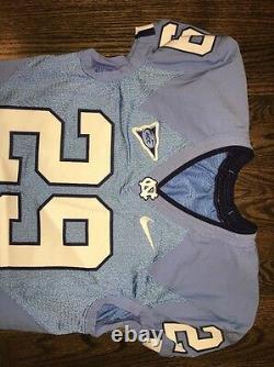 Jeu Worn Used Nike North Carolina Tar Heels Unc Football Jersey #29 Size 42