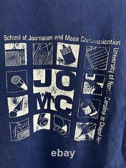 Jomc Hussman École Des Médias Et Du Journalisme Unc Tar Talons Chapel Hill T-shirt XL