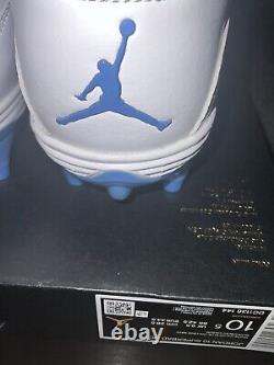 Jordan 10 Superbad UNC Tar Heels Player Exclusive DC1136-144 Taille 10.5 Pas de Couvercle