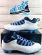 Jordan 10 Vapor Carbon Low Unc Tar Heels Pe Dc1149-144 Taille 11 Neuf Dans Sa Boîte Sans Couvercle