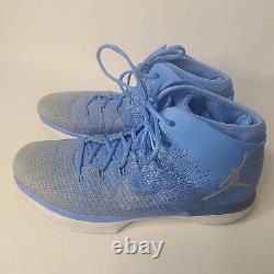 Jordan 31 UNC PE taille 12,5 pour hommes Édition Joueurs Bleu Carolina Tar Heels Nouveau