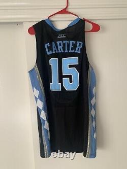 Jordan Unc Caroline Du Nord Tar Talons Vince Carter #15 Basketball Jersey Taille L