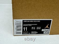 Joueur exclusif UNC Tar Heels Jordan Air Max 200 Homme 11 NOBOXLID CZ4947-144