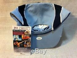 Julius Peppers Signé Unc North Carolina Tar Heels Capitaines Collection Hat Jsa
