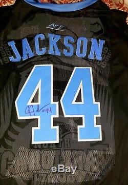 Justin Jackson Maillot Unc Tarheels Signé Taille XL In Person Withcoa