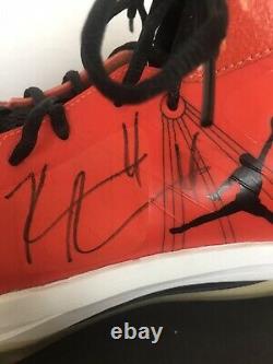 Kendall Marshall Jeu Utilisé Signé Autographed Shoe Suns Unc Tar Talons Jordan