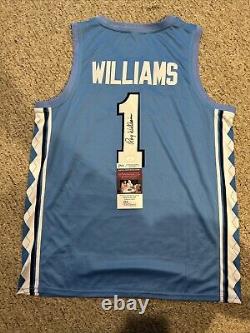 Les Tar Heels de Caroline du Nord - Maillot autographié signé par Roy Williams avec certificat d'authenticité JSA Coach UNC