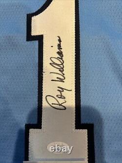 Les Tar Heels de Caroline du Nord - Maillot autographié signé par Roy Williams avec certificat d'authenticité JSA Coach UNC