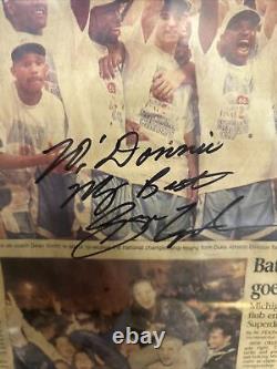 Les Tar Heels de l'UNC, George Lunch, Signature 1993