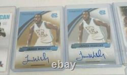Lot d'autographes de James Worthy des Tar Heels de l'UNC