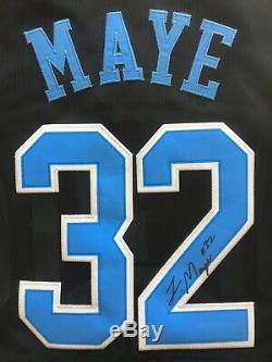 Luke Maye Signé Autograph Unc North Carolina Tar Heels Jersey Ncaa USA Nba