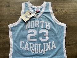Maillot Authentic Mitchell and Ness North Carolina UNC Tar Heels Michael Jordan L