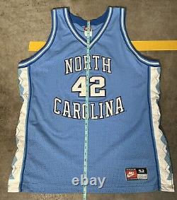 Maillot Authentique Nike North Carolina Tar Heels Jerry Stackhouse Taille 52 XXL pour Homme