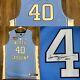 Maillot Nba Unc Tar Heels Signé Par Harrison Barnes, Autographe, North Carolina Ncaa