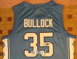 Maillot NCAA UNC Tar Heels NBA Mav signé et autographié par Reggie Bullock
