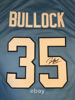 Maillot NCAA UNC Tar Heels NBA Mav signé et autographié par Reggie Bullock