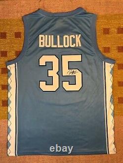Maillot NCAA UNC Tar Heels NBA Mav signé et autographié par Reggie Bullock