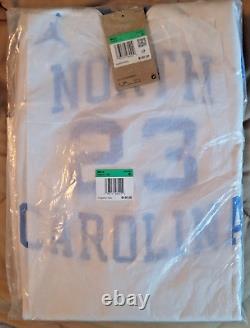 Maillot Nike Jordan DN9341-100 pour hommes XL Dri-Fit UNC Tarheels en édition limitée NWT