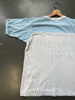 Maillot VTG UNC Tar Heels 1980 Bluebonnet Bowl en deux tons minces Taille M