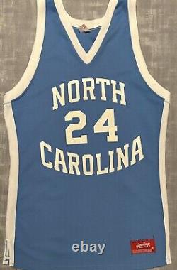 Maillot Vintage Authentique Rawlings de Joe Wolf des Tar Heels de North Carolina UNC