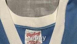 Maillot Vintage Authentique Rawlings de Joe Wolf des Tar Heels de North Carolina UNC