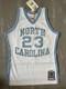 Maillot Authentique Michael Jordan Mitchell & Ness 83 84 Unc Tar Heels Taille 40/m