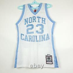 Maillot authentique Michael Jordan UNC Tar Heels Mitchell & Ness NCAA S neuf avec étiquette
