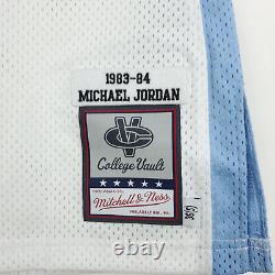 Maillot authentique Michael Jordan UNC Tar Heels Mitchell & Ness NCAA S neuf avec étiquette