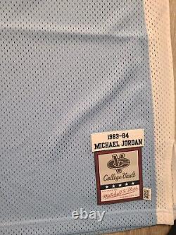 Maillot authentique Mitchell Ness M&N North Carolina UNC TarHeels 56 Michael Jordan