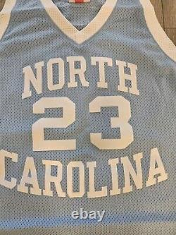 Maillot authentique Mitchell Ness M&N de Michael Jordan des Tar Heels de Caroline du Nord UNC