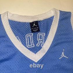 Maillot authentique Nike de Michael Jordan UNC Tar Heels NCAA bleu pour hommes XL