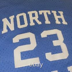 Maillot authentique Nike de Michael Jordan UNC Tar Heels NCAA bleu pour hommes XL
