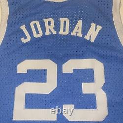 Maillot authentique Nike de Michael Jordan UNC Tar Heels NCAA bleu pour hommes XL
