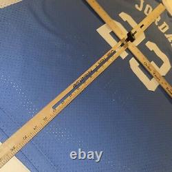 Maillot authentique Nike de Michael Jordan UNC Tar Heels NCAA bleu pour hommes XL