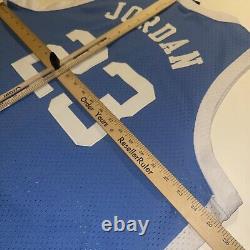 Maillot authentique Nike de Michael Jordan UNC Tar Heels NCAA bleu pour hommes XL
