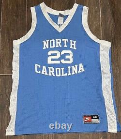 Maillot authentique vintage Nike Michael Jordan North Carolina UNC Tar Heels 48 XL