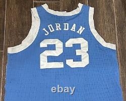 Maillot authentique vintage Nike Michael Jordan North Carolina UNC Tar Heels 48 XL