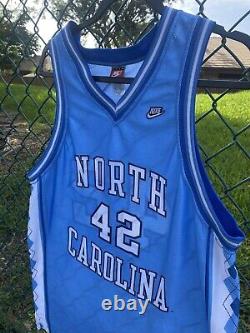 Maillot authentique vintage Nike de Jerry Stackhouse des Tar Heels de North Carolina UNC