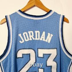 Maillot bleu UNC North Carolina Vintage 00s de l'équipe Nike Elite Michael Jordan #23 en taille XL.