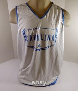 Maillot d'entraînement réversible bleu porté lors des matchs de North Carolina Tar Heels UNC #30 en taille 2XL