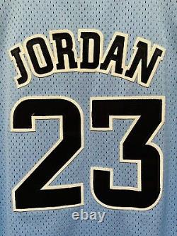 Maillot d'équipe de basketball Jordan UNC Tar Heels Michael Jordan #23 pour homme, taille M