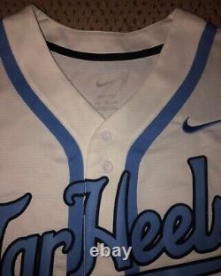 Maillot de baseball UNC signé par Vance Honeycutt, autographe Jsa Tar Heels XXL Auto