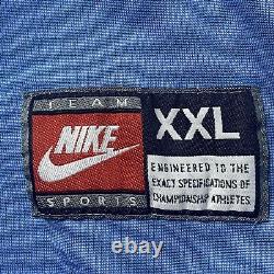Maillot de basket UNC Tar Heels Shooting Shirt XXL TTG XXG Nike Vintage Warmup