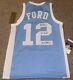 Maillot De Basket Unc Signé Par Phil Ford, Autographe, Jsa, North Carolina Tar Heels S